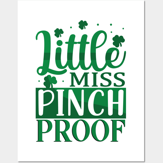 Little Miss Pinch Proof Wall Art by MZeeDesigns